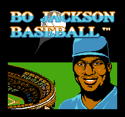 Bo Jackson Baseball Title Screen